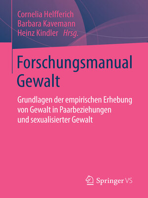 cover image of Forschungsmanual Gewalt